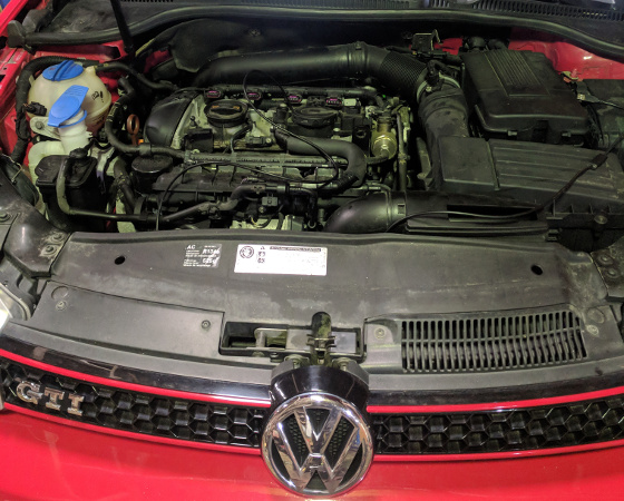 VW Golf GTI 2.0 TSI Renovering av motor