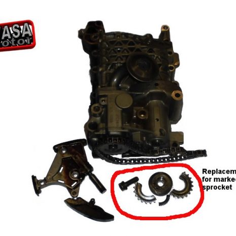 Haveri av oljepumpens transmission Haveri av oljepumpens transmission